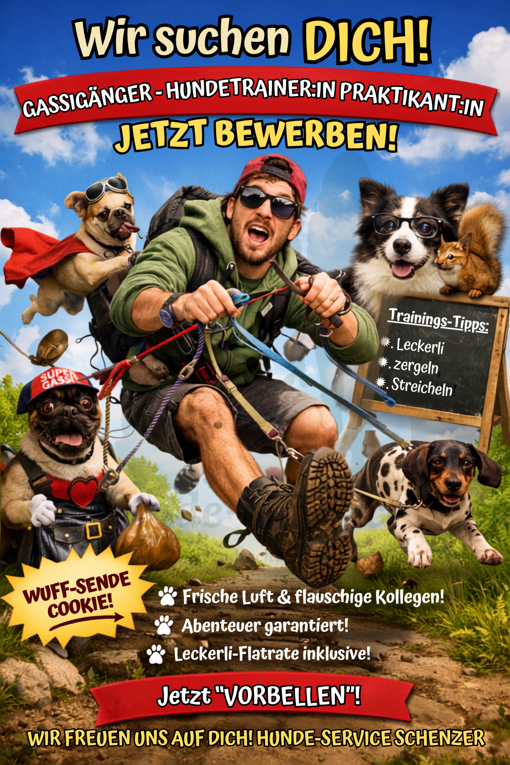 Mitarbeitersuche Hunde-Service Schenzer